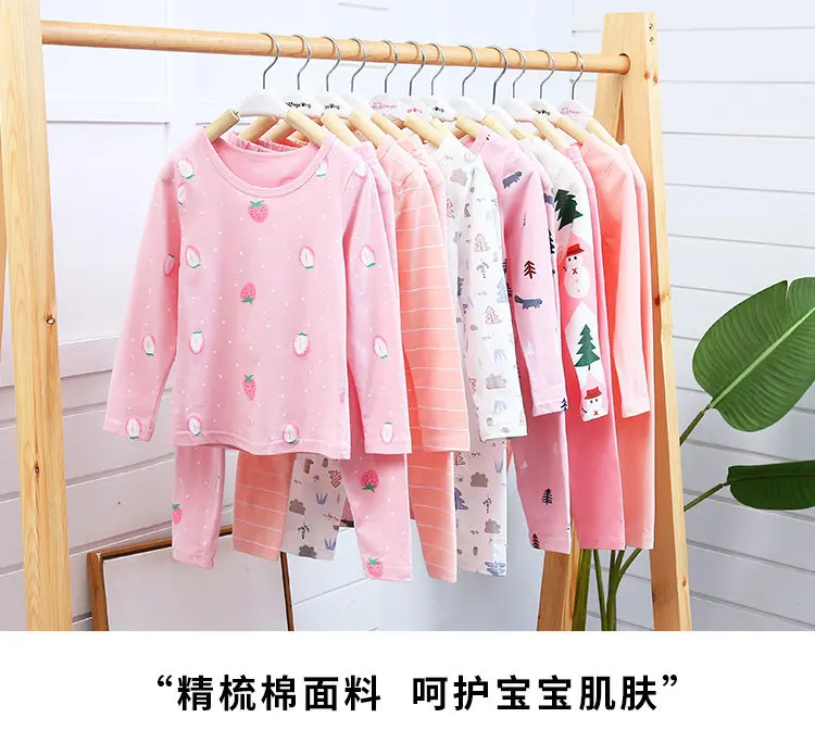 Cute Snowman Matching Family Christmas Pajamas Children Korean Cotton Mother Daughter Outfit Pants Matching Christmas Pajama Set