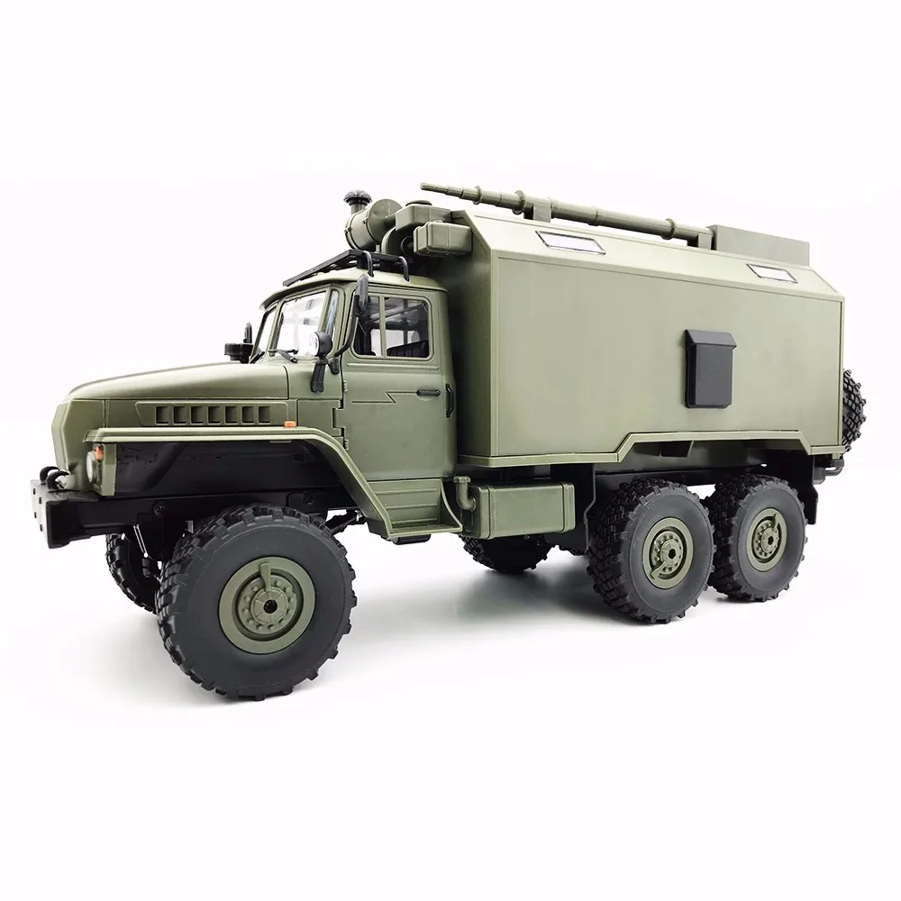WPL RC грузовик B36 Урал 1/16 2,4G 6WD Военный Грузовик Рок Гусеничный пульт дистанционного управления автомобиль Хобби игрушки для мальчика carro eletrico
