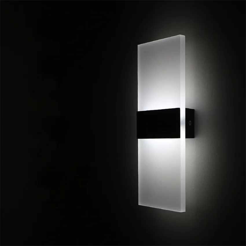 Светодиодный ные настенные светильники комнатный современный акриловый