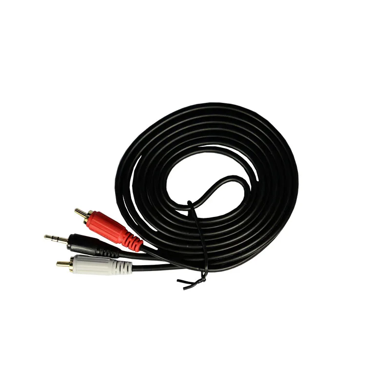 

25 Вт Профессиональный линейный кабель черного цвета RCA