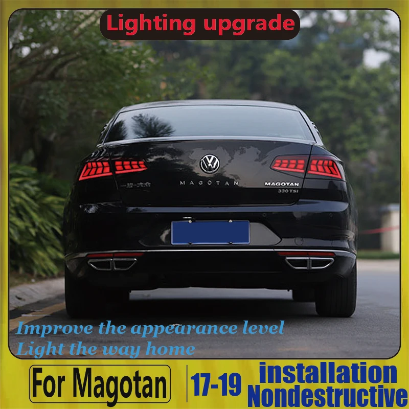 Автомобильный светодиодный фонарь светильник хвост для Volkswagen VW Passat B8 2017 2018 2019