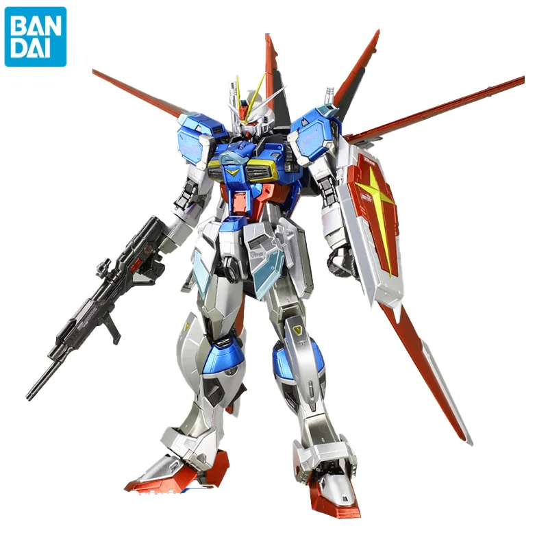 

Оригинальная модель Bandai Φ, Модель RG 1/144, импульсная фигурка Gundam с металлической расцветкой, модель аниме, экшн-фигурки