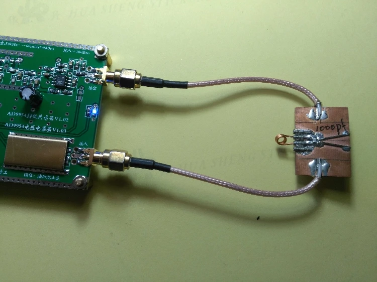 DYKB AD9954 VFO источник уборочная машина DDS генератор сигналов развертки 0,05 МГц-220 МГц Емкость тестер индуктивности для радиолюбителей