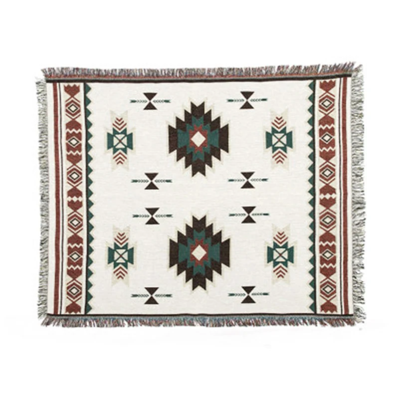 

125150cm Nordic Blanket Mat Sofa Throw Rug Wall Hanging Decor UK STOCK