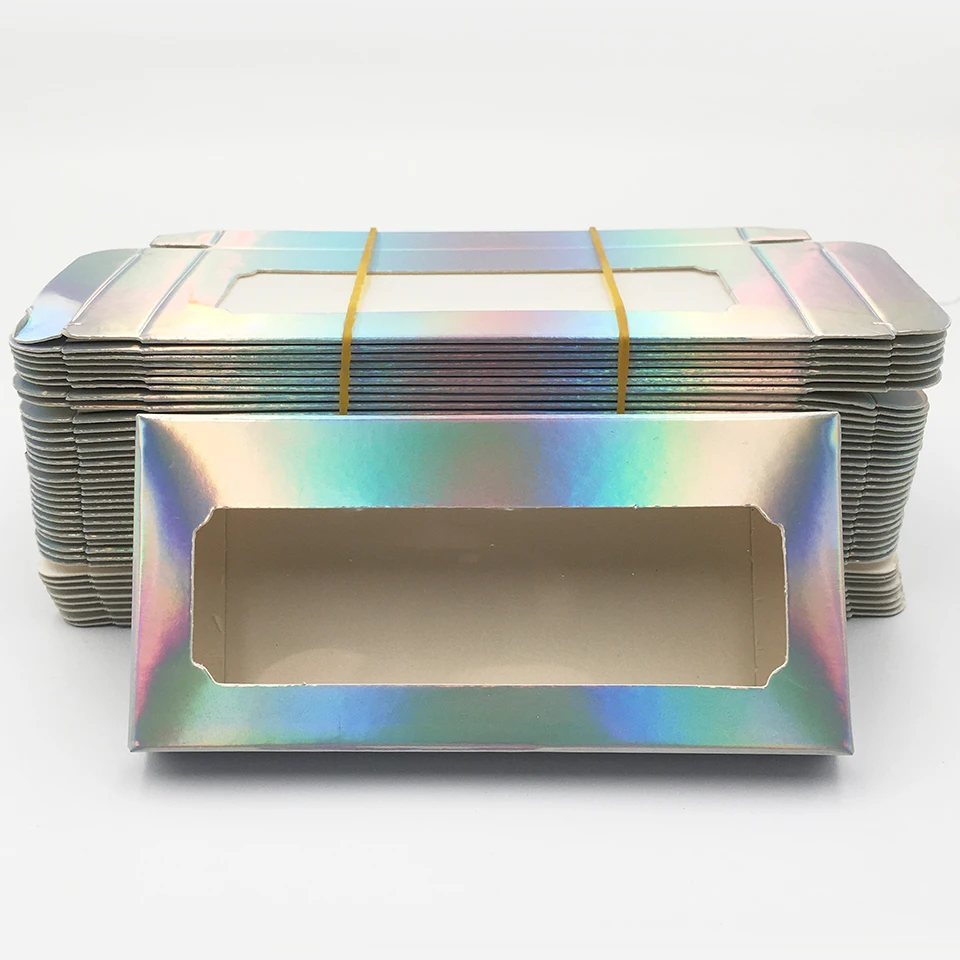 50 шт./лот упаковка для ресниц оптом пустая бумажная коробка 25 мм новая