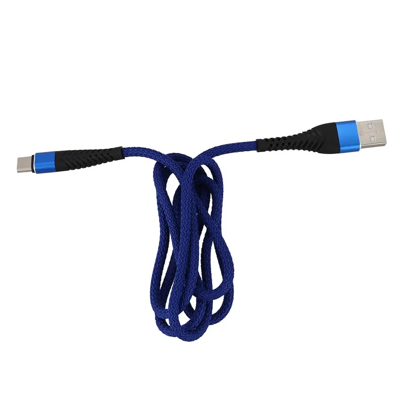Кабель Usb Type C 1 упаковка (3 фута) нейлоновый Плетеный usb кабель A для зарядного