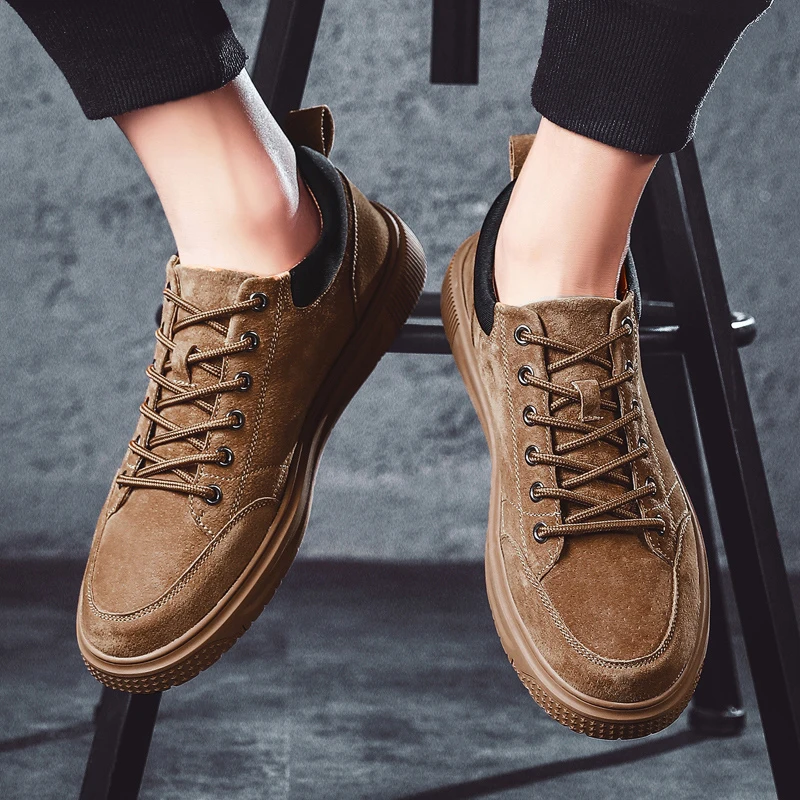 Loveontop/мужская повседневная обувь из натуральной кожи мужские кроссовки высокого