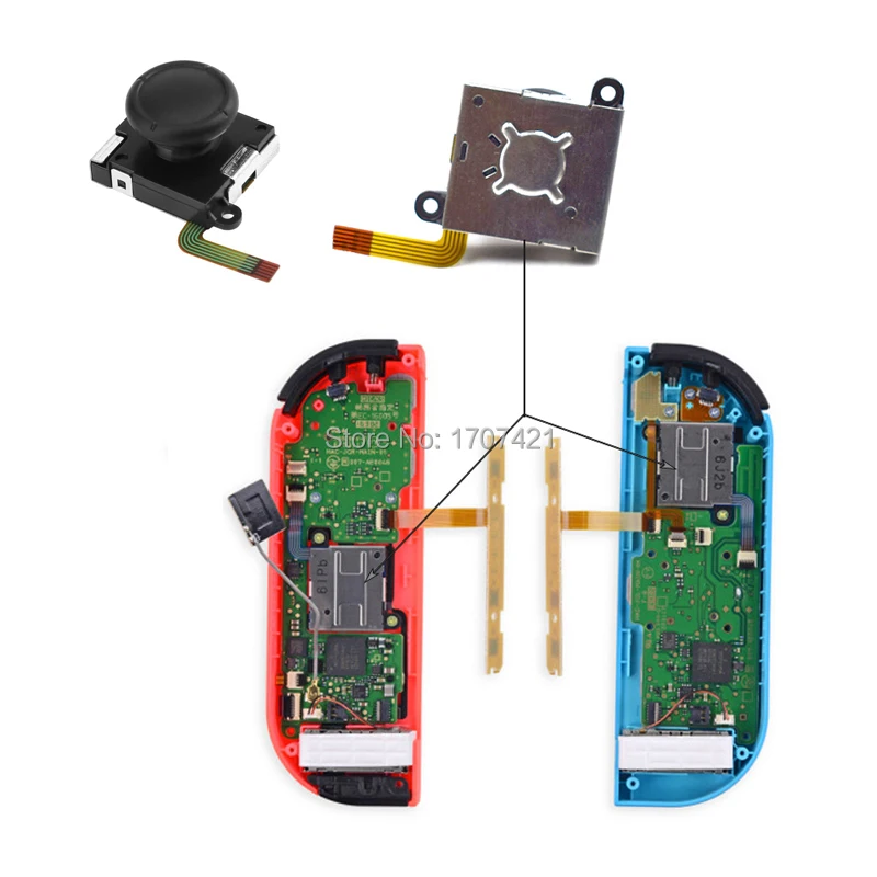 Для Joycon 3D аналоговый джойстик для пальца палочки Сенсор замены Nintendo