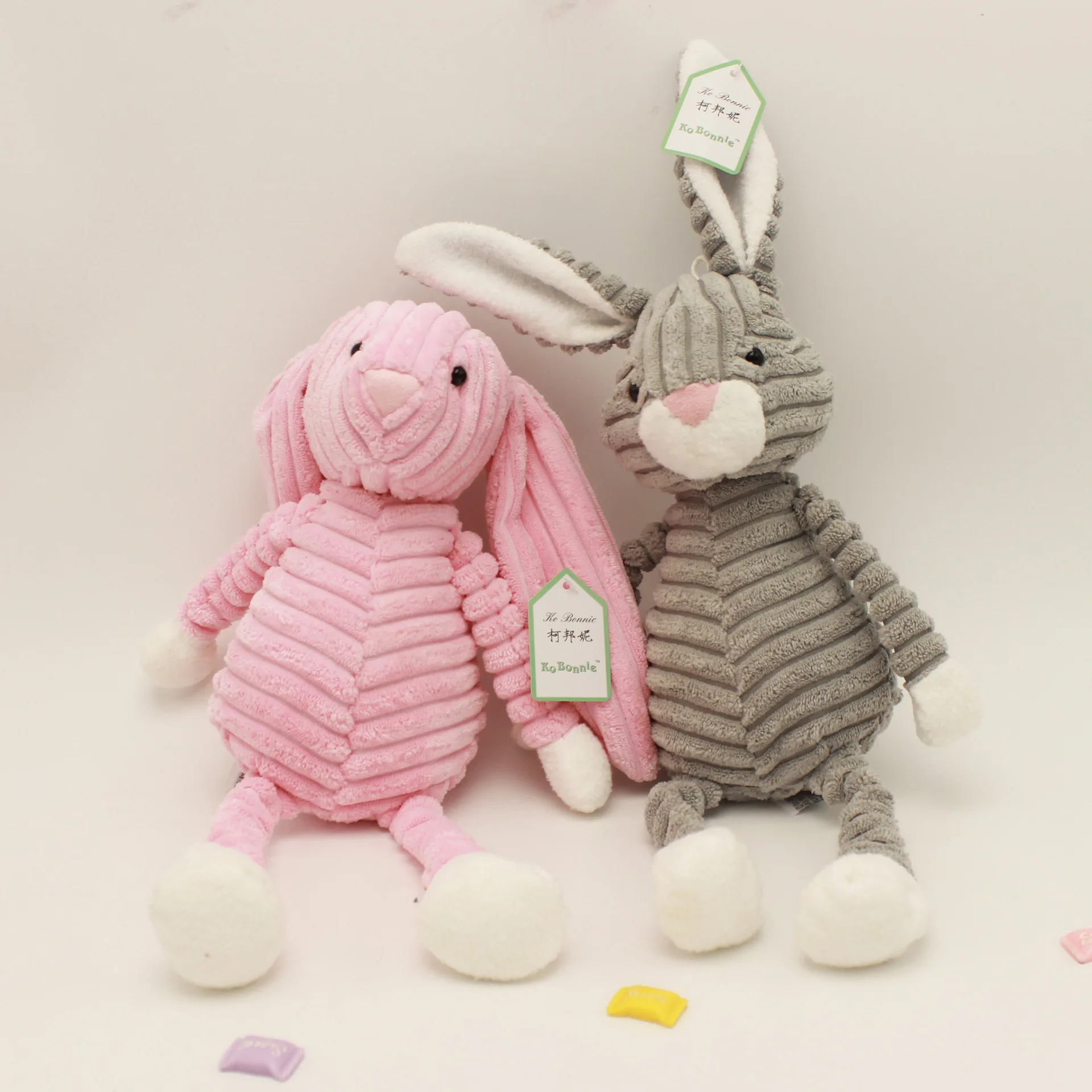 

Lovely Baby Stuffed Plush Toy Sleeping Comfort Doll Cotton Plush Rabbit Stuffed Animal Toys Sleep Calm Birthday Gift For Kid