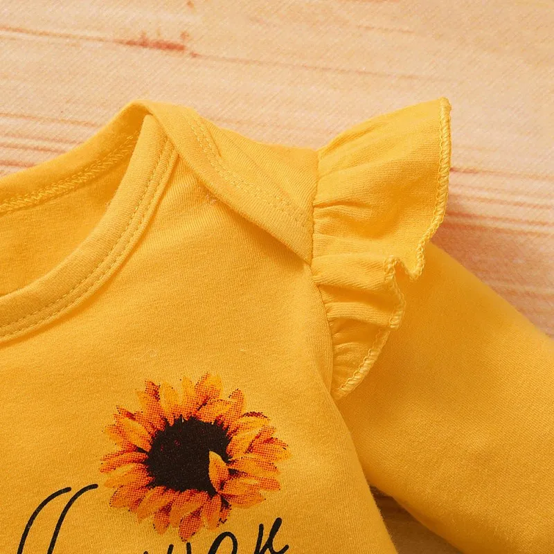 

Toddler Baby Girl Clothes Infant Baby Girl Sets Letter Romper+Flower Pants+Headband Newborn Baby Girl Outfits
