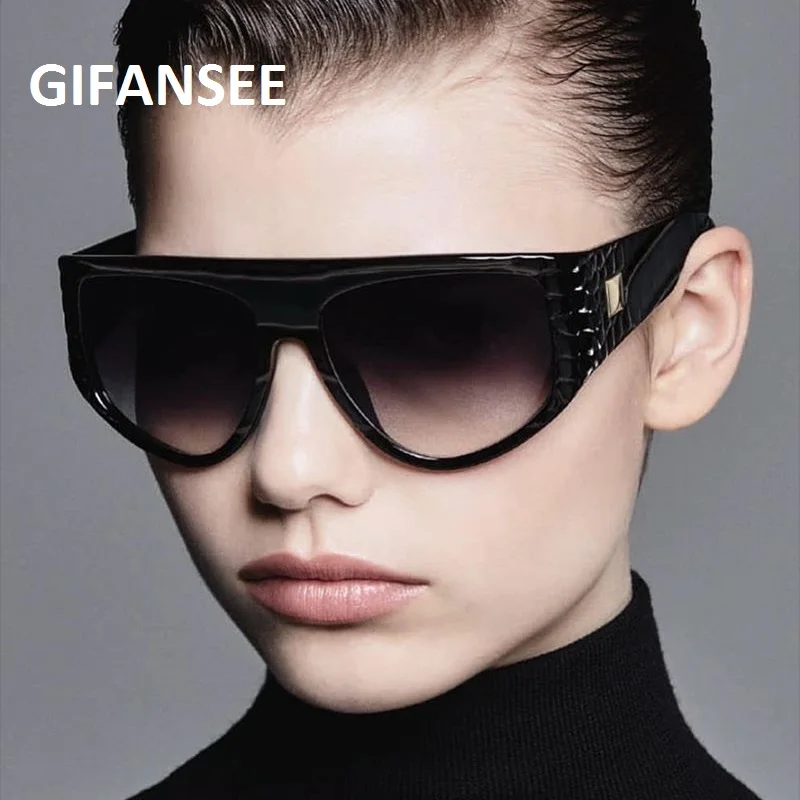 GIFANSEE солнцезащитные очки кошачий глаз для мужчин и женщин роскошные брендовые