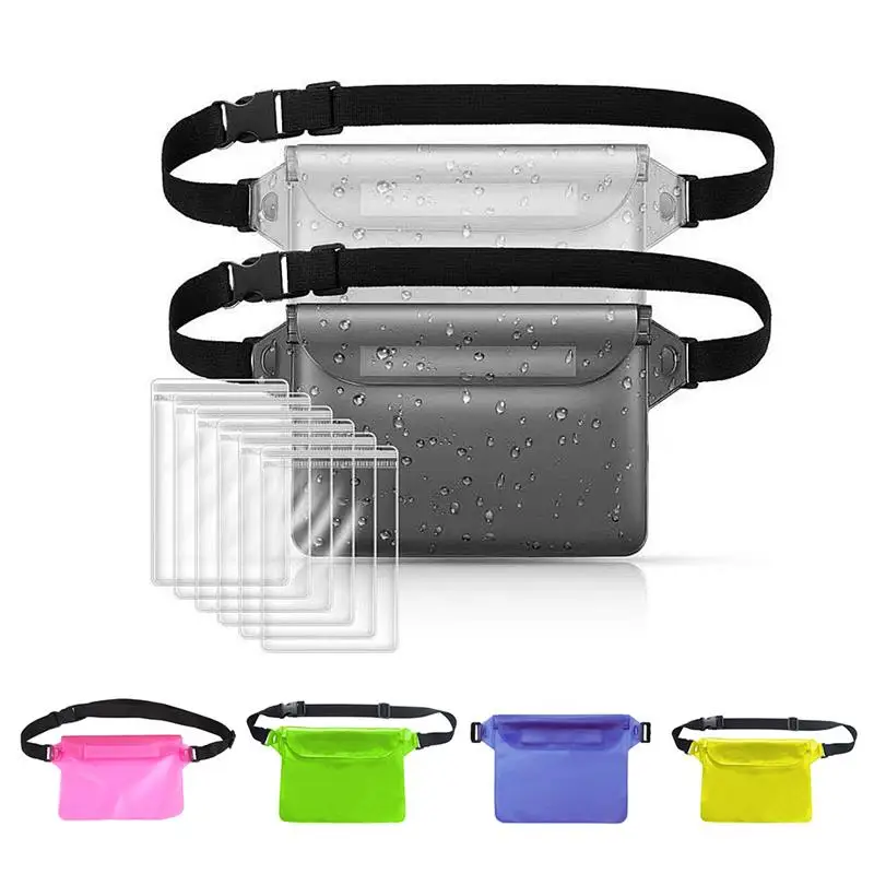 

Waterproof Swimming Waistbag Ski Drift Diving Shoulder Waist Pack Bag Underwater Mobile Phone Bags Case Cover For Beach Boat