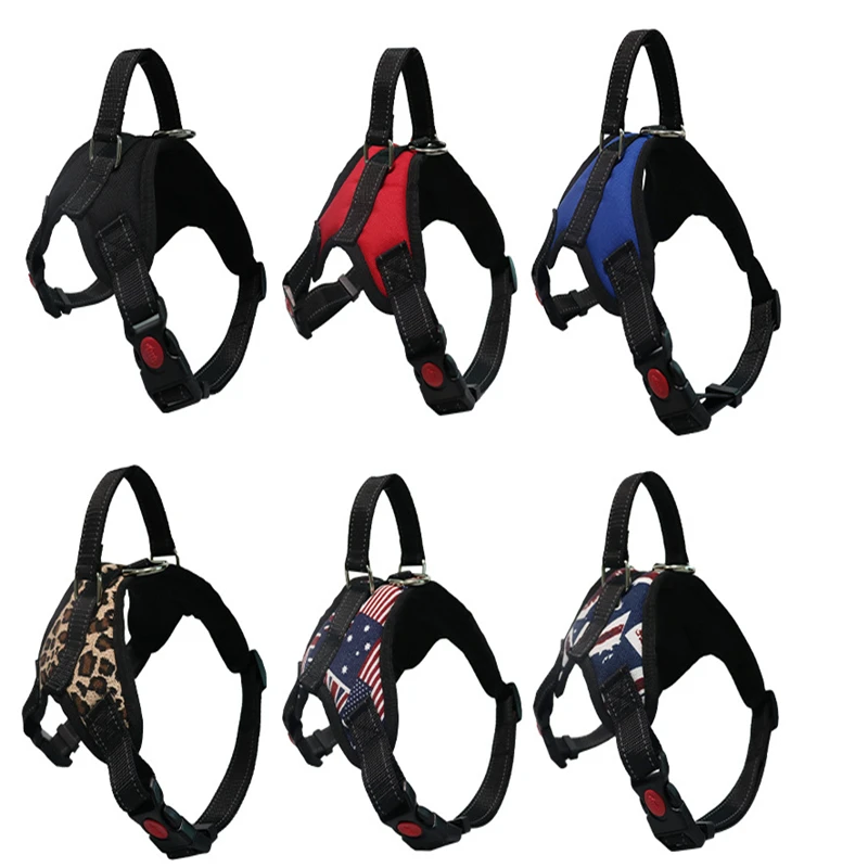 

Hot Selling Medium Large Dog Pet Saddle Type Harness Proof Punch Teddy Corgi Golden Dog Supplies Pets Vest