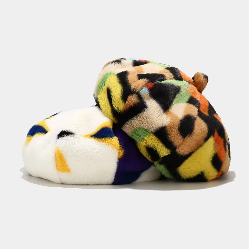 2020 осень зима брюки с принтом в виде граффити теплый хлопок Восьмиугольные шляпы