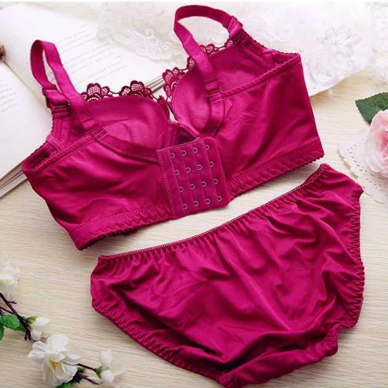 

Push Up Bra Set Sexy Lingerie Underwear Women Panties And Bralette Underclothes Female Underwear Embroidery Cotton Bralet Set