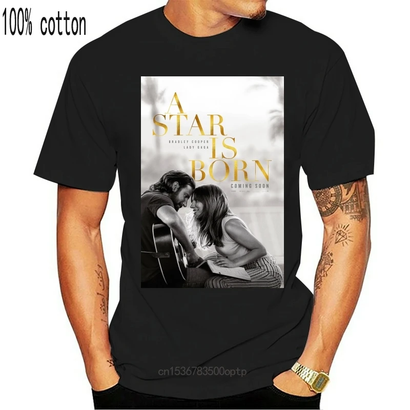 

New Women's Cotton Fashion Music t Shirts Lady-Gaga-A-Star-is-Born- Casual pop Tees