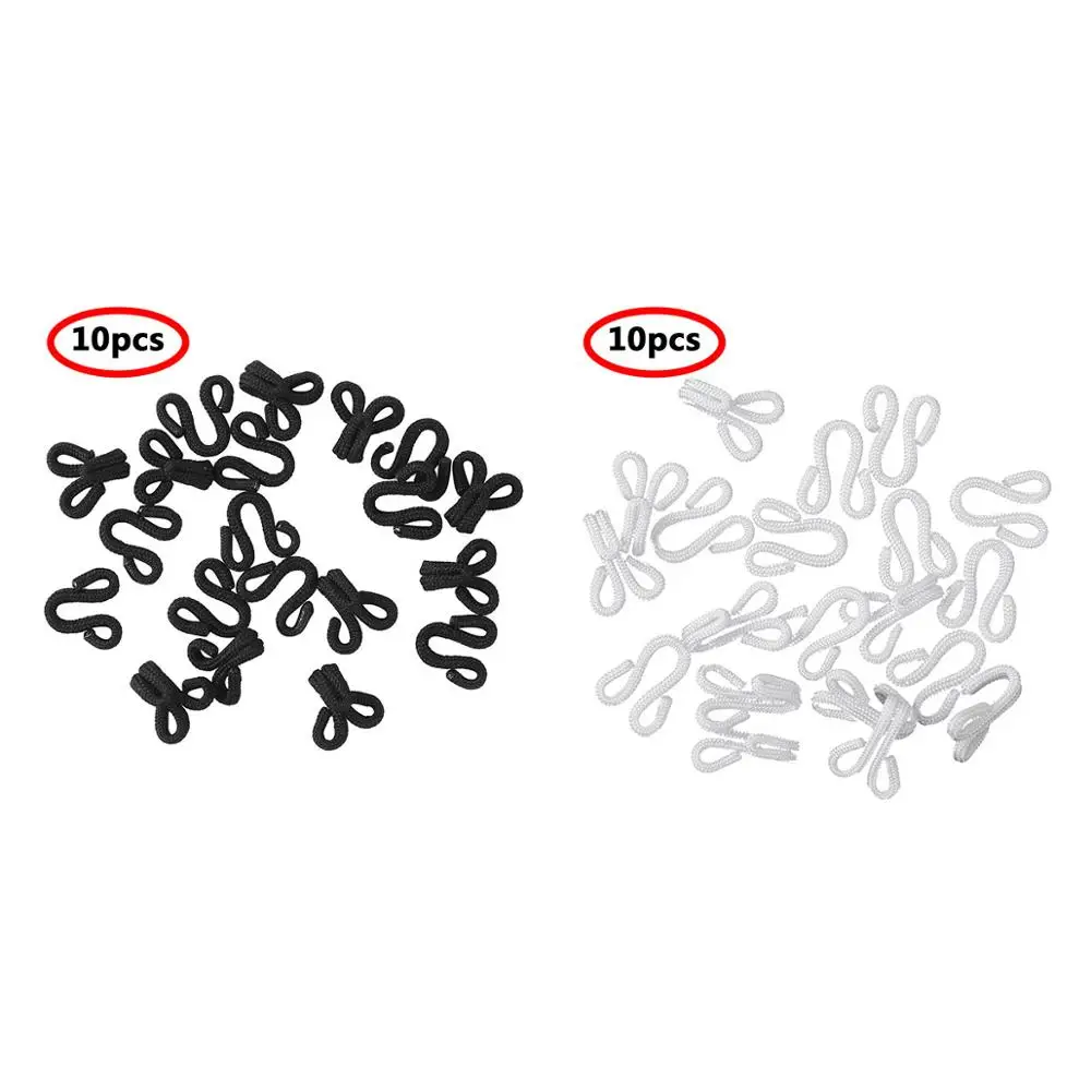 10 шт. закрытые крючки и петли для шитья меха пальто куртки накидки палантин