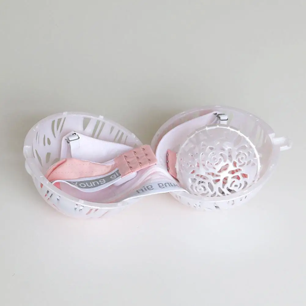 Бюстгальтер с шариком для мытья Белый полипропиленовый бюстгальтер домашнего