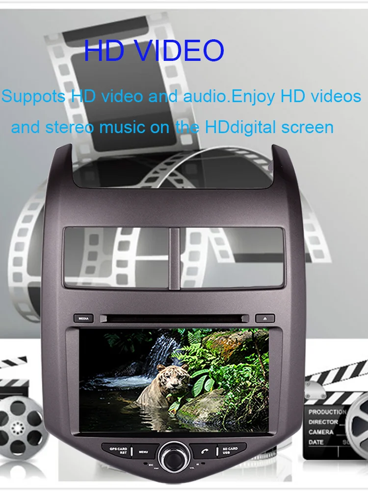 Автомобильный GPS-навигатор Android 10 0 Восьмиядерный процессор для Chevrolet Chevy Aveo Sonic