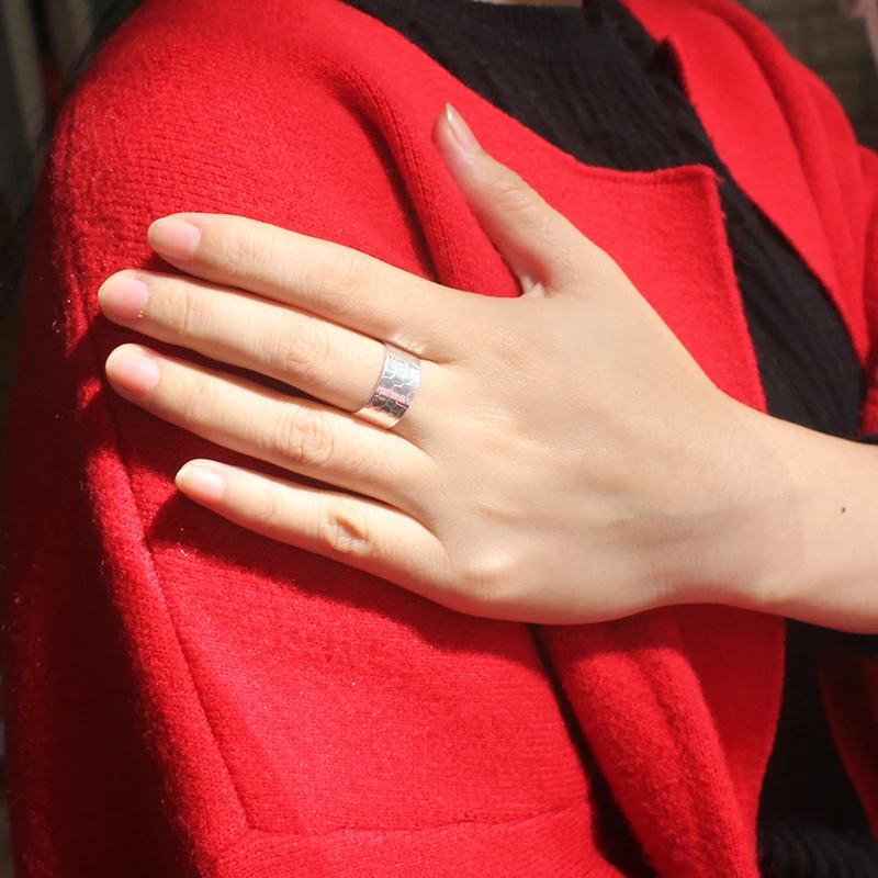 

Trustdavis Fashion Genuine 925 Sterling Silver Sweet Cute Cool Open Finger Ring For Women Sterling Silver Jewelry Gift DS2255