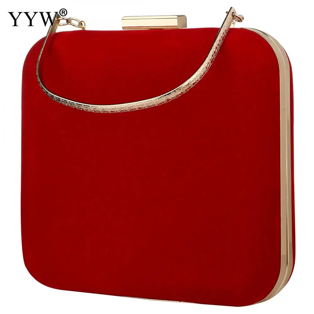 Сумка женская из фланелевой ткани с квадратной ручкой|Вечерние сумочки| |