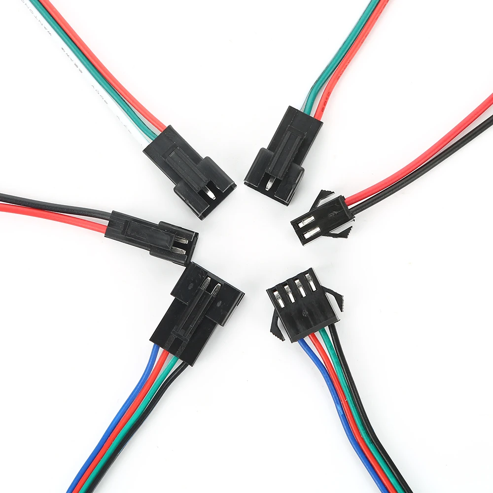 5 пар 2 3 4 pin jst разъем мужской/женский 2pin 3pin 4pin 5pin SM провод кабель pigtail для