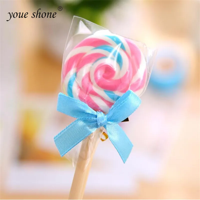 

Youe shone 1pcs Personality Lollipop Ballpoint Pen 0.5mm Student Reward Ballpoint Pen Stationery Retail Wholesale