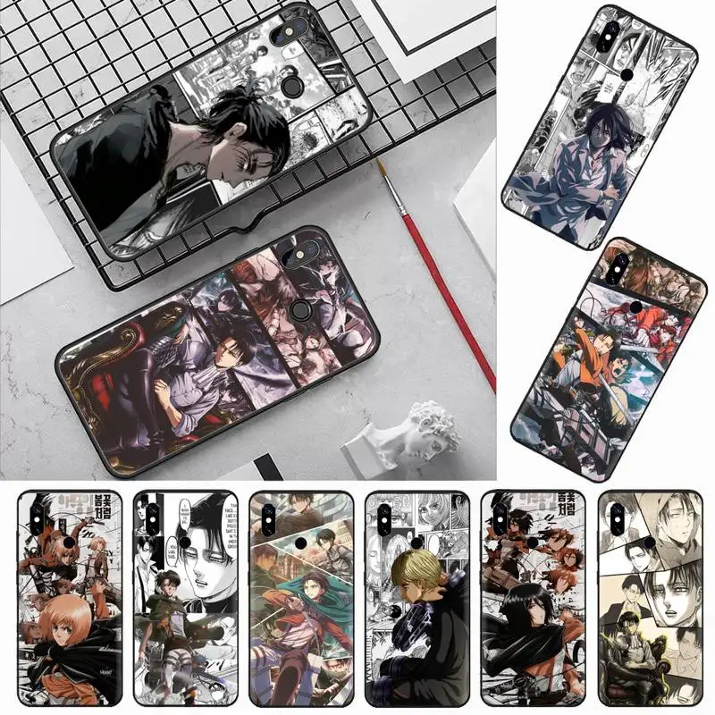 

Japan anime Attack on titan Phone Case For Xiaomi Redmi note 7 8 9 t k30 max3 9 s 10 pro lite