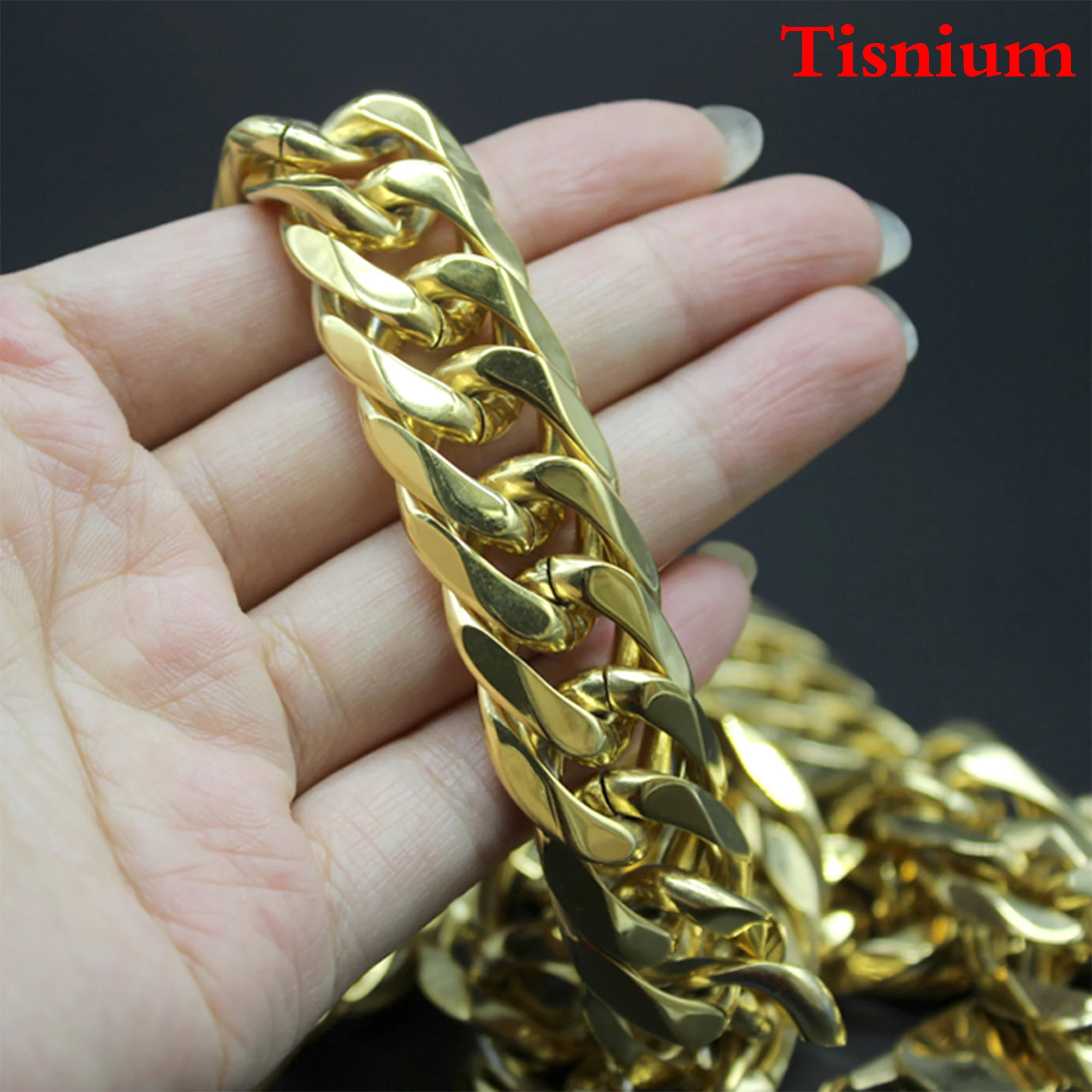 Мужская цепочка чокер из нержавеющей стали 19 мм|Цепочки| |