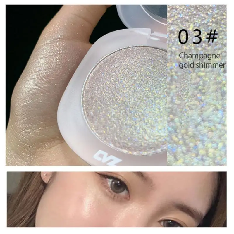 4 цвета одиночные светильник тени для век косметика мясо-картофель Длинные