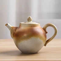 antique teapot japanese stoneware kettle black tea infuser handmade vintage zaparzacze do herbaty household teaware ed50ch