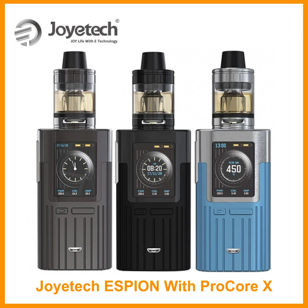 Большая распродажа 200 Вт оригинальный набор Joyetech ESPION с ProCore X Power/RTC/TC/TCR Mode 510 Thread ProC1