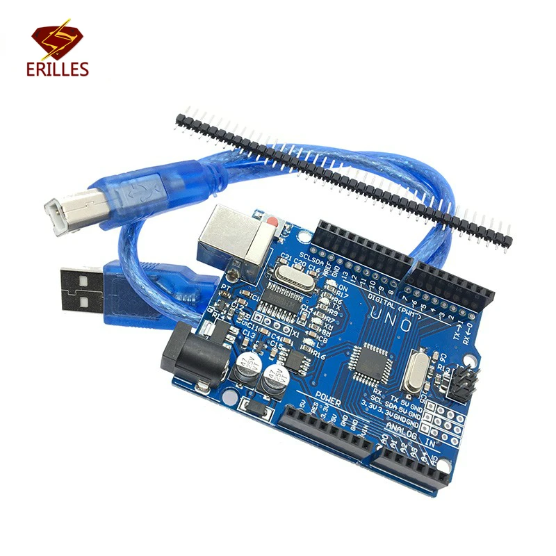UNO R3 (CH340G) MEGA328P для Arduino макетная плата ATmega328P CH340 CH340G с прямым штырьком|Беспроводные