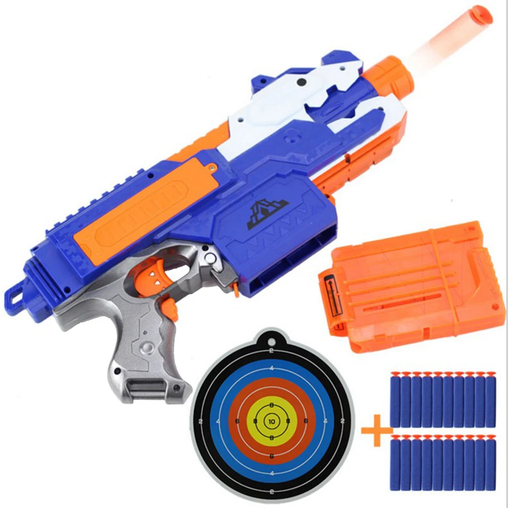 For nerf darts Soft Hollow Hole Head bullets Refill Darts Toy Bullets Safe Sucker Bullet Nerf pistolet enfant Revolver Gun | Игрушки и