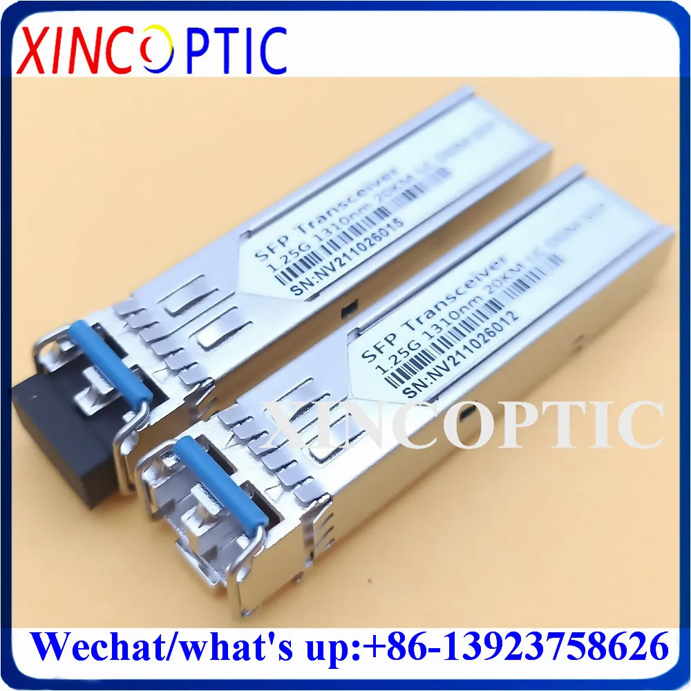 20 шт. бесплатная доставка Φ 1 25 base-lx Гбит/с дуплексный двойной LC G нм км модуль