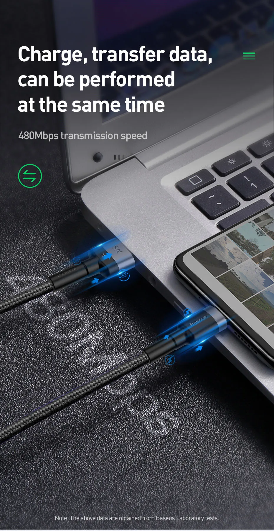 Baseus 40 Вт Кабель usb type C для huawei P30 mate 20 30 Pro 5A Быстрая зарядка Quick Charge 3,0 type USB-C кабель для передачи данных