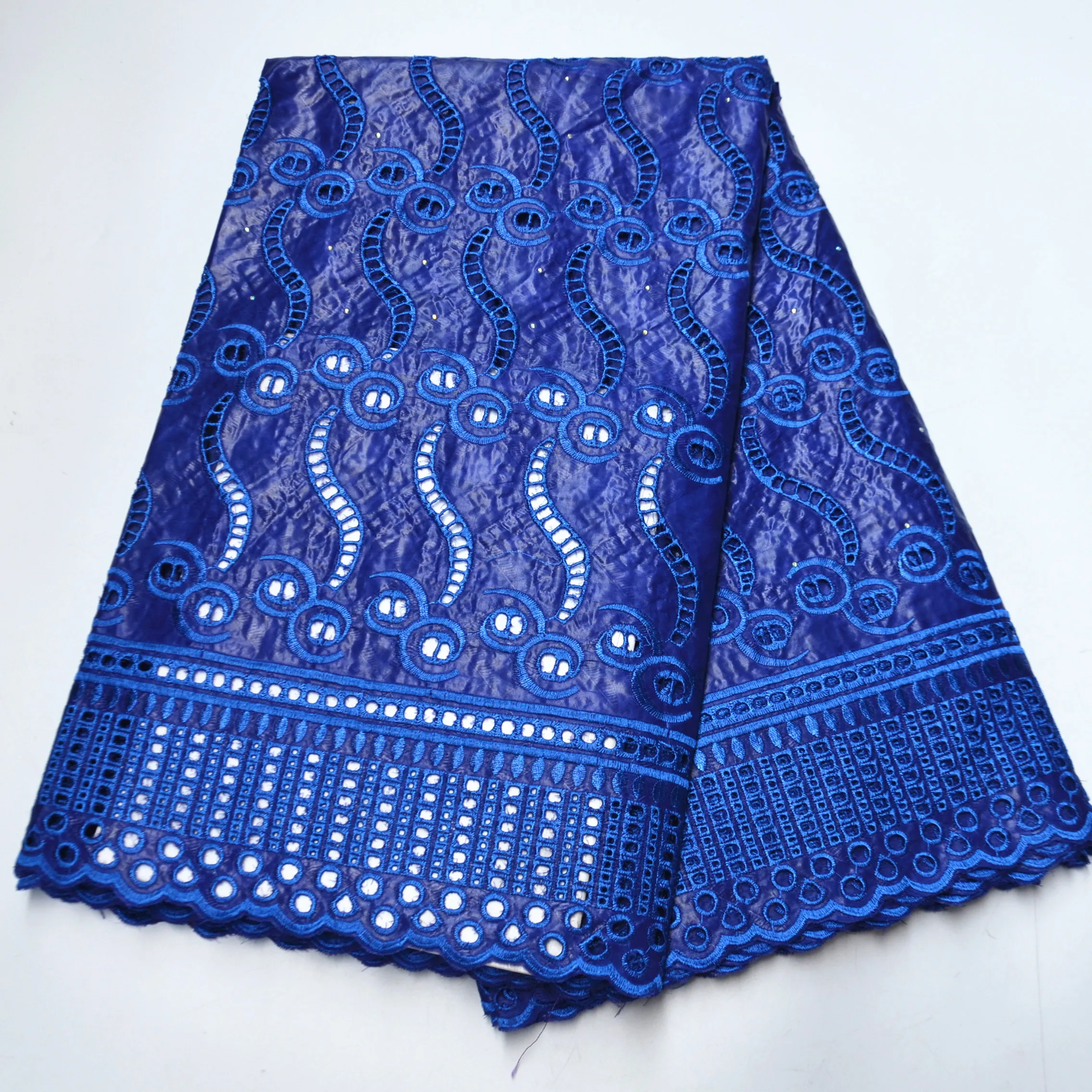 

african Bazin riche fabric 2020 New arrival embroidery lace / nigerian bazin riche lace material Nigerian Dress