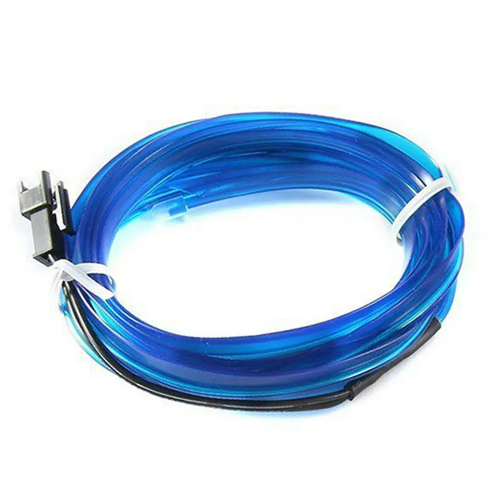

Blue Car Interior LED Strip Light Atmosphere Decorative SMD Neon Lamp Kit 12V