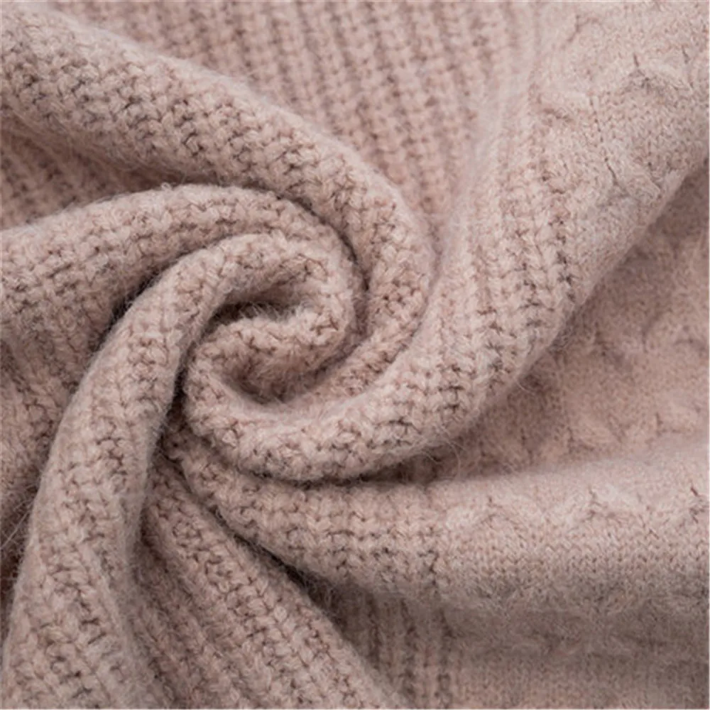 Женский вязаный кардиган свободный свитер с V-образным вырезом