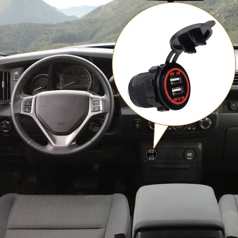 VODOOL универсальное водонепроницаемое автомобильное зарядное устройство DC12V-24V