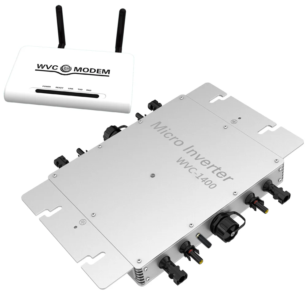 WVC 1400 Вт MPPT микро Солнечный внутрисетевой Инвертор преобразователь 120 В/230 В