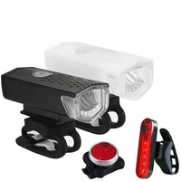 bike led bicycle light usb rechargeable set mountain cycle mtb back rear flashlights luces bicicleta 3 modes bike accessories