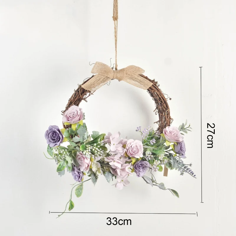 Свадебная гирлянда домашний декор ротанговая реквизит для фотографий венок