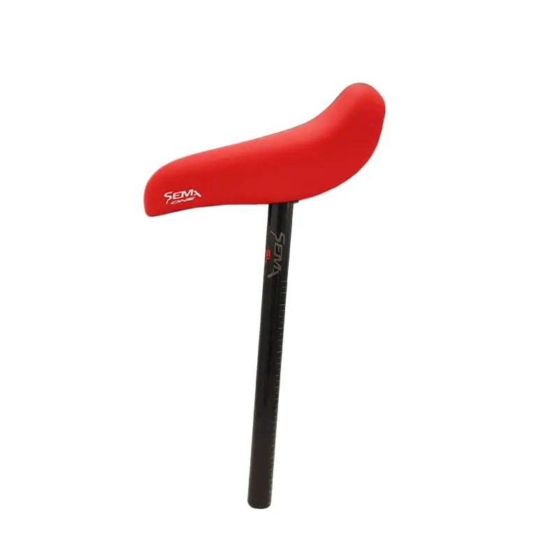 Straight SP red Велосипедное цветное седло и карбоновый Подседельный штырь SEMA один 160 г беговел/стридеры/толкатель специальный дизайн больше подходит для детей - Цвет: Straight SP red