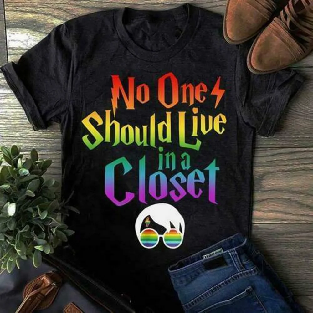 Мужская футболка Pride Lgbt черная хлопковая Футболка с S-3Xl лозунгами | одежда
