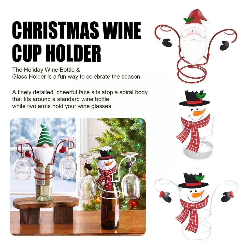 

Новинка, держатель для бутылки вина 2022 с надписью "Merry Christmas", украшение для дома, праздничная бутылка для вина L6S5