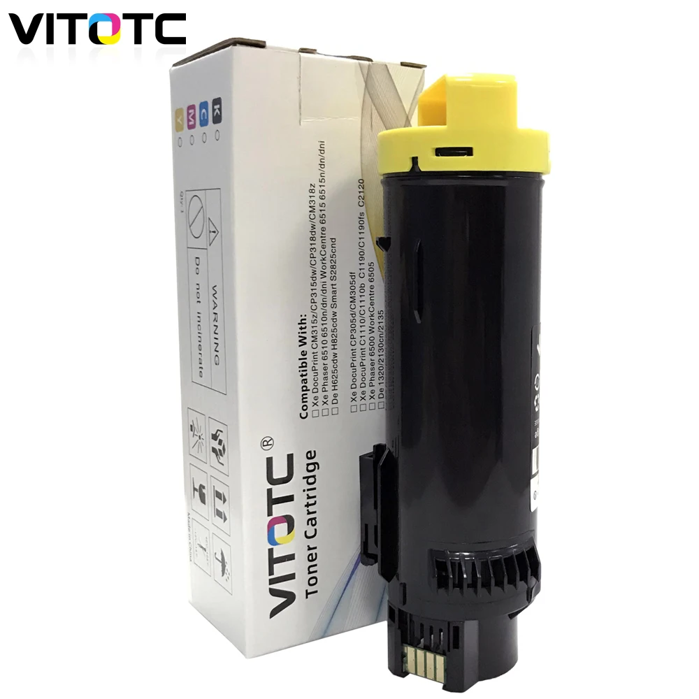 4 цвета тонер картридж совместимый с Xerox Phaser 6510 WorkCentre 6515 V N DN ДНР на очень высоком