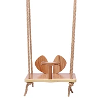 child swing chair kid hanging swings children toy rocking solid wood seat with cushion safety baby indoor decor