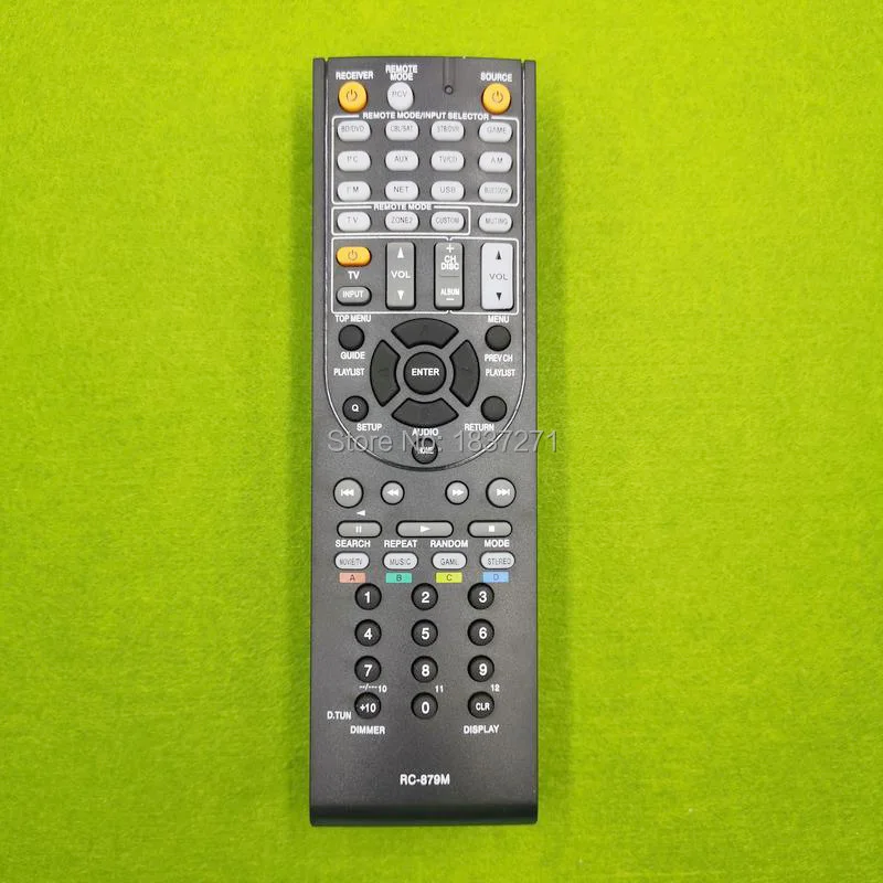 Дистанционный пульт RC 879M для Onkyo HT RC630 TX SR333 NR535 av ресивер|Пульты ДУ| |