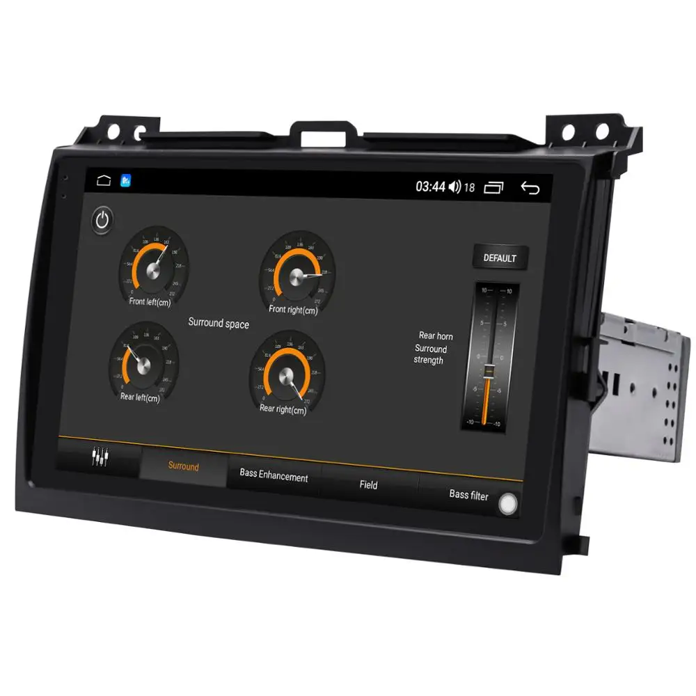 Автомобильное радио 9 &quotAndroid 10 для Toyota Land Cruiser Prado 120/Lexus GX470 2004 2009 GPS Carplay Android Auto DSP SPDIF
